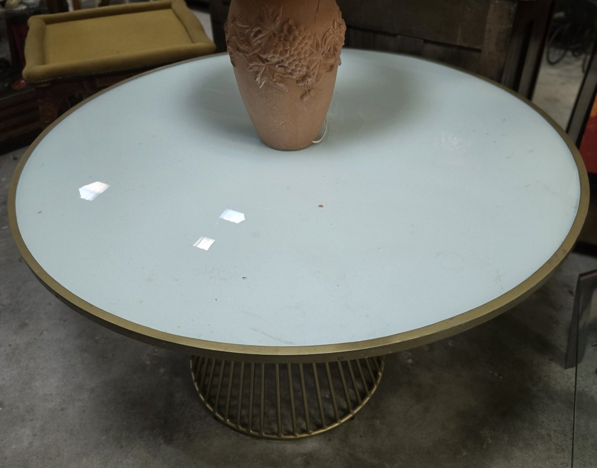 Metal Dining Table In The Style Of Warren Platner For Knoll-photo-6