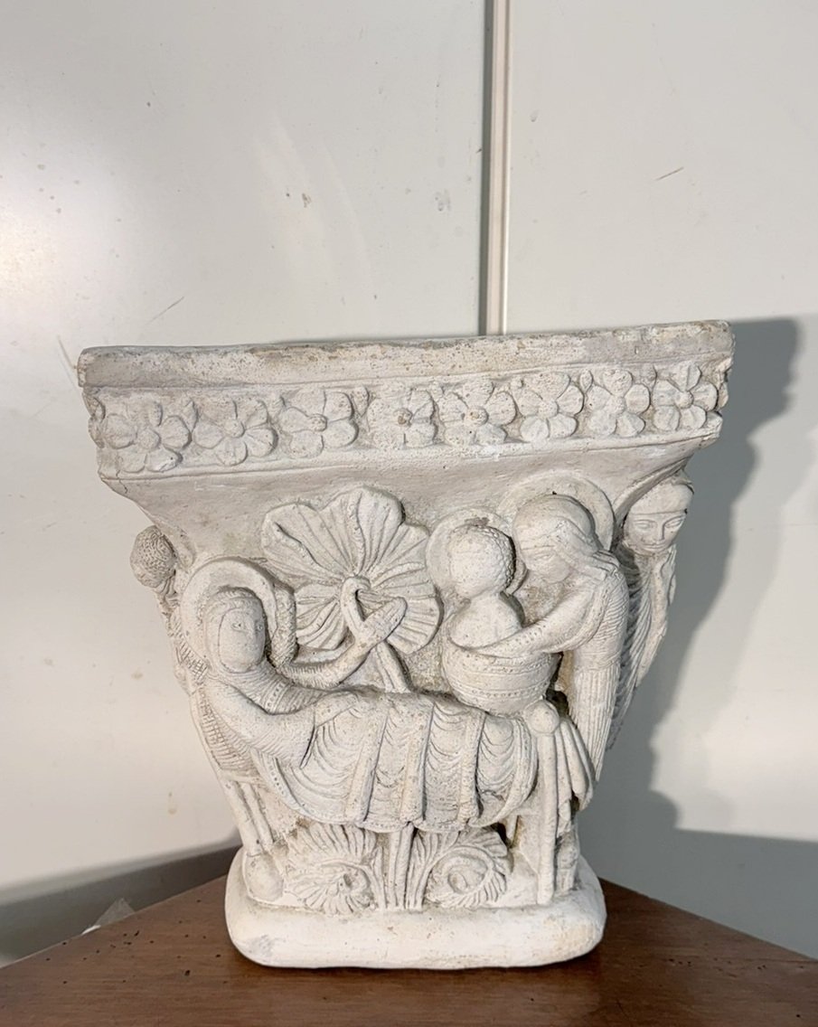 Capital In Reconstructed Stone-photo-2