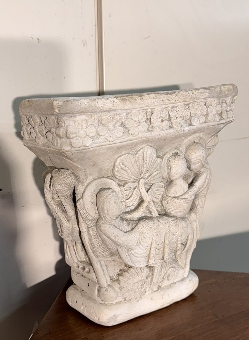Capital In Reconstructed Stone-photo-4