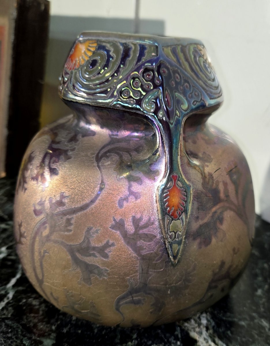 MONTIÈRES : Vase en céramique -photo-6