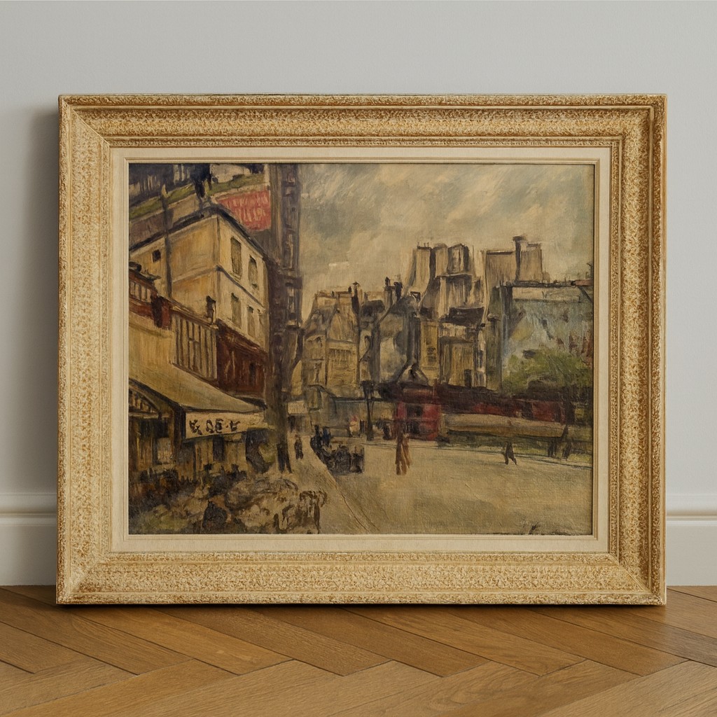 Henri Farion 1932: View Of Paris 