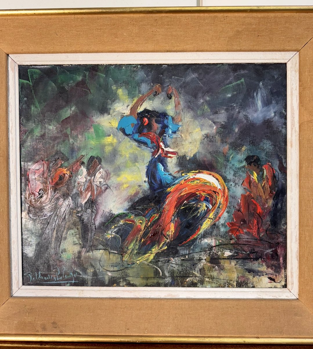 Oil Painting On Canvas: Gypsies -photo-2