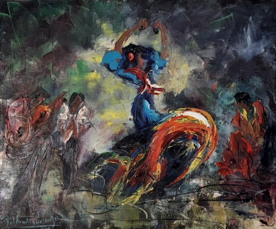 Oil Painting On Canvas: Gypsies -photo-6