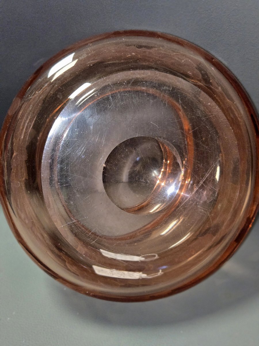 Legras: Very Important Glass Vase With Acid-etched Patterns-photo-5