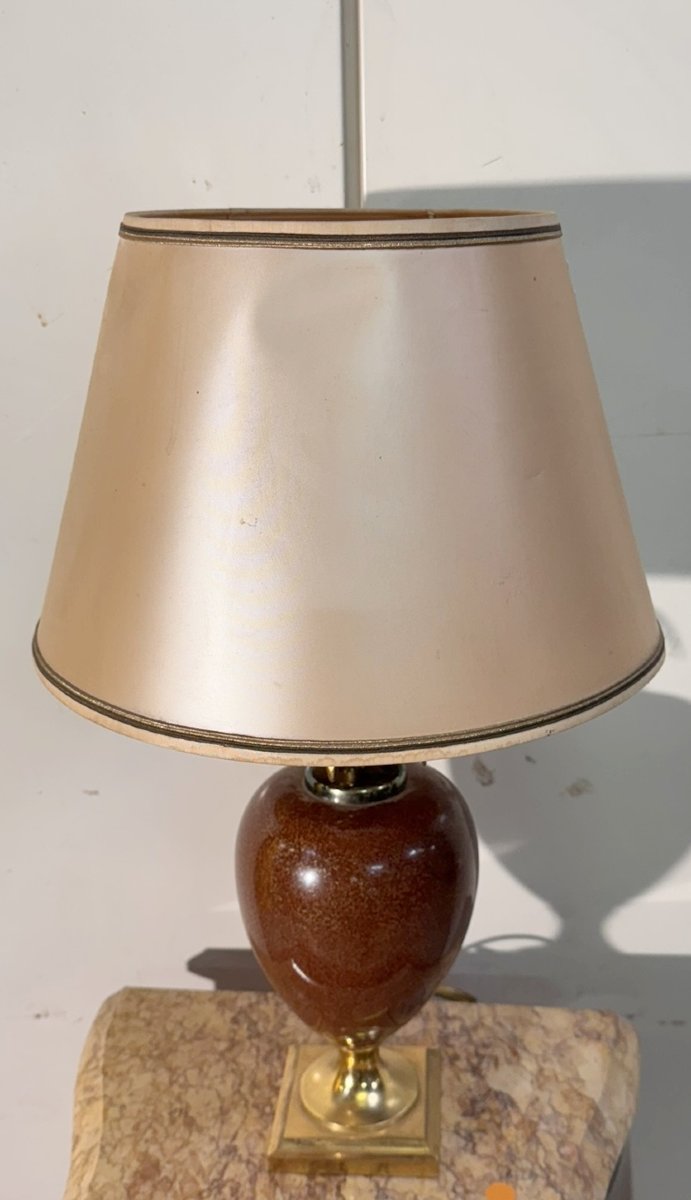 Pineapple Lamp Maison Le Dauphin Circa 1980'-photo-2