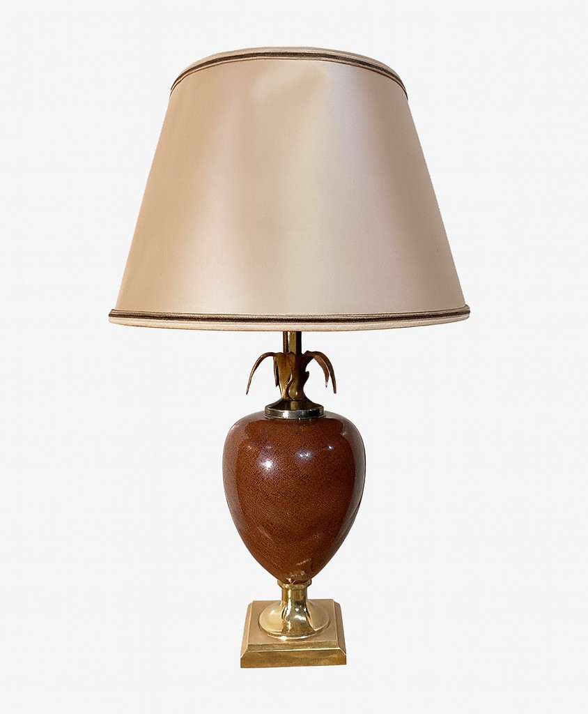 Pineapple Lamp Maison Le Dauphin Circa 1980'