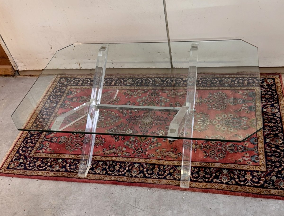 Designer Glass Coffee Table With Altuglass Base-photo-2