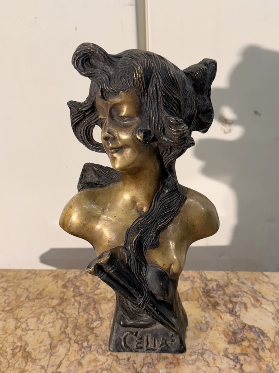 Sculpture en Bronze style Art Nouveau 