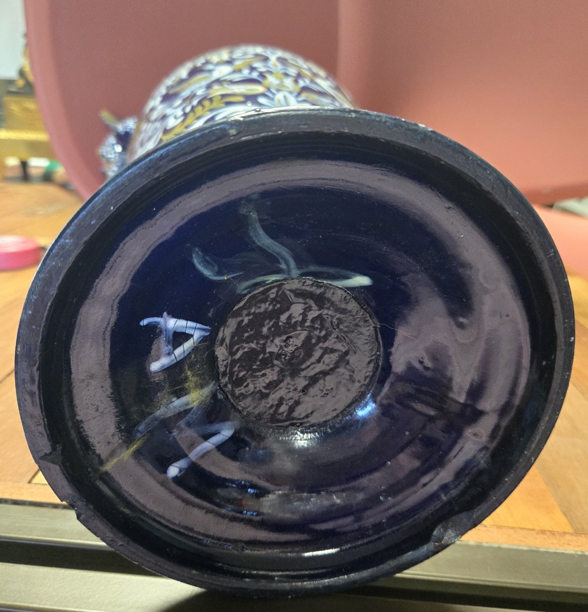 Vase en céramique Italienne décors Renaissance-photo-7