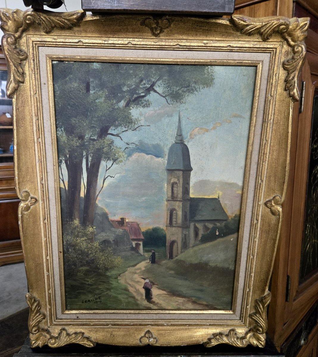 Leriche 1910: Oil Painting On Canvas -photo-2