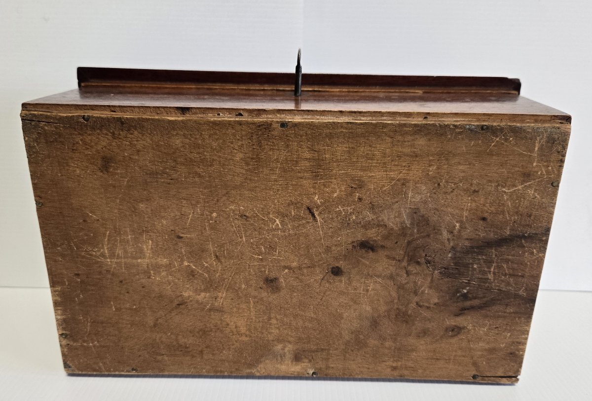 Monogrammed Marquetry Box Or Case-photo-8