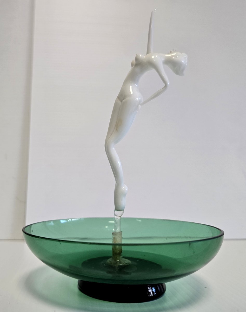 Murano : baguier ou vide poche époque Art nouveau -photo-1