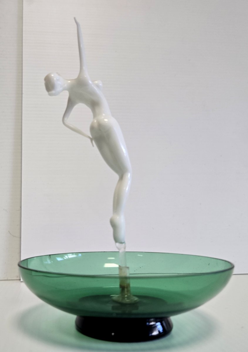 Murano : baguier ou vide poche époque Art nouveau -photo-5