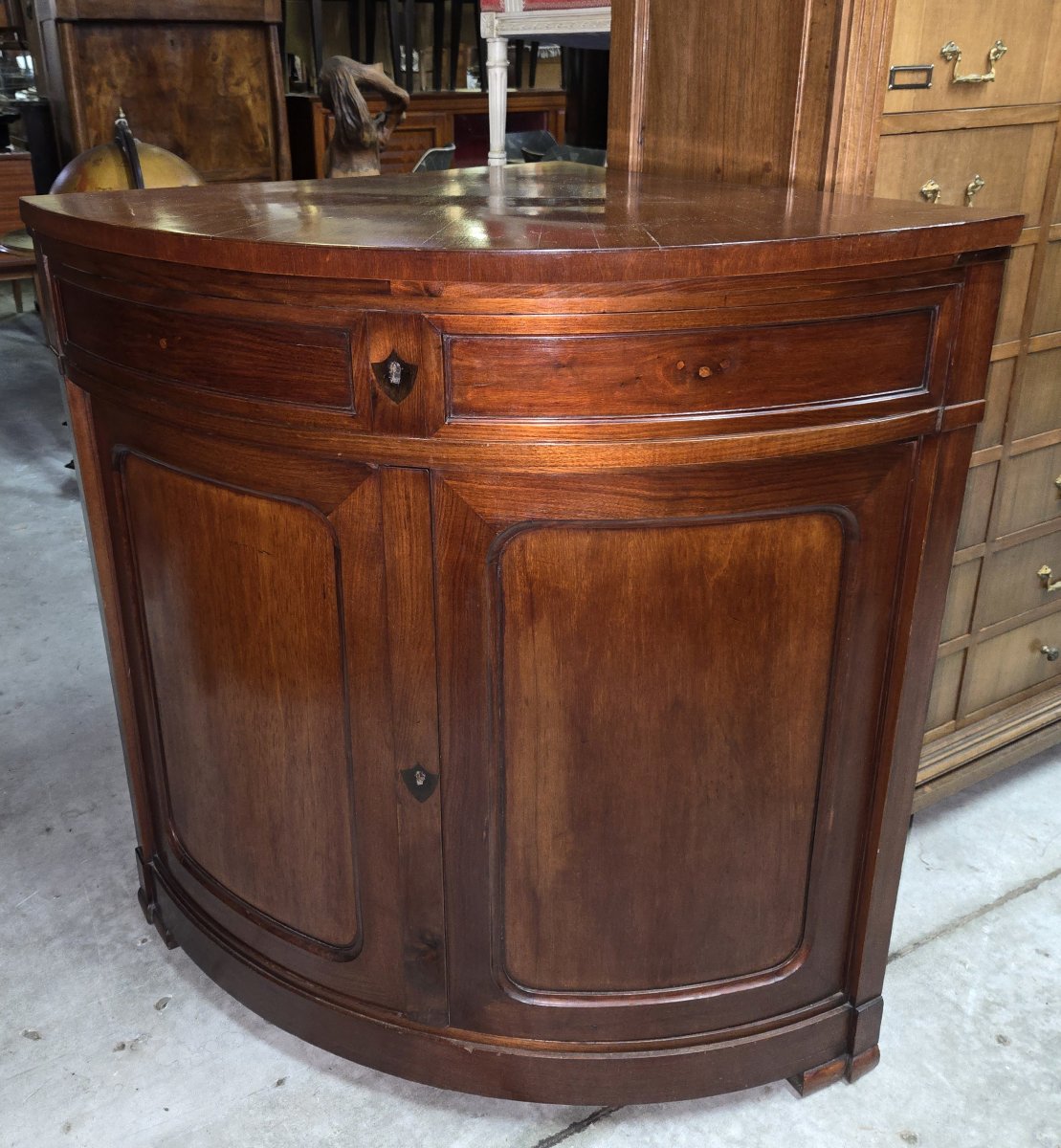 Napoleon III Period Mahogany Corner Cabinet-photo-3