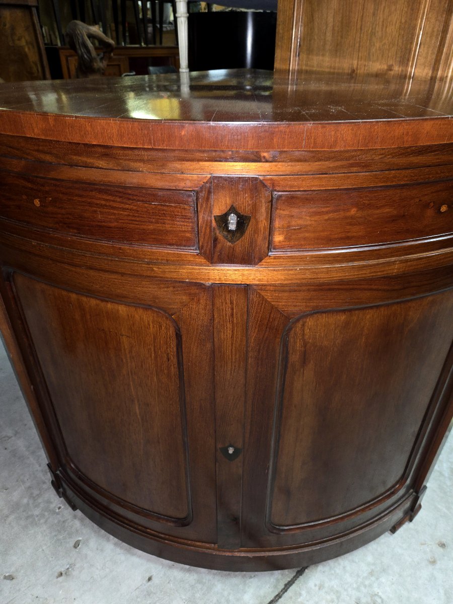 Napoleon III Period Mahogany Corner Cabinet-photo-4