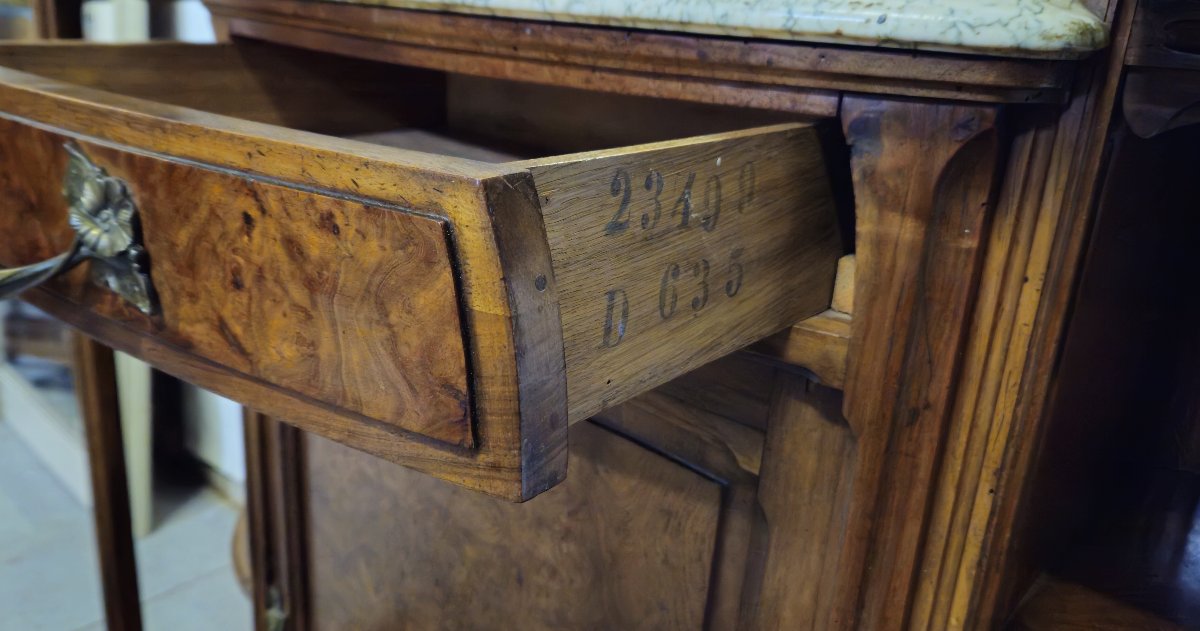 D'après Gauthier-Poinsignon : buffet desserte époque Art Nouveau-photo-7