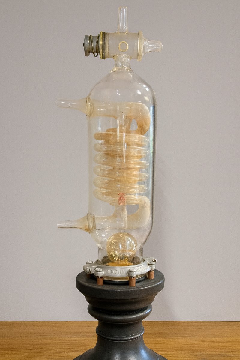 Designer Lamp Resembling A Blown Glass Scientific Tube-photo-1