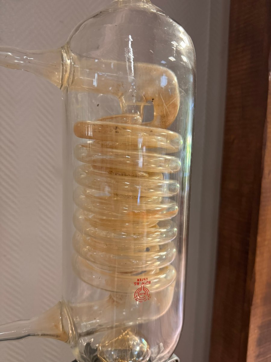 Designer Lamp Resembling A Blown Glass Scientific Tube-photo-3