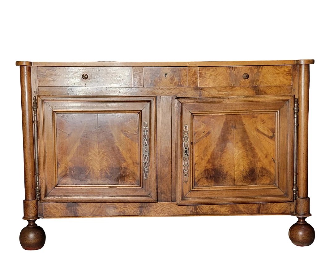 Louis Philippe Period Burgundian Buffet In Walnut -photo-1