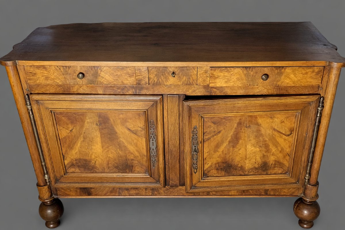 Louis Philippe Period Burgundian Buffet In Walnut -photo-3