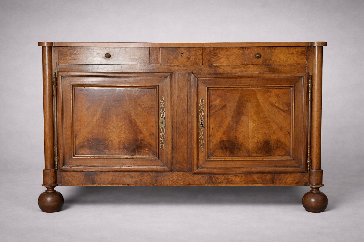 Louis Philippe Period Burgundian Buffet In Walnut 