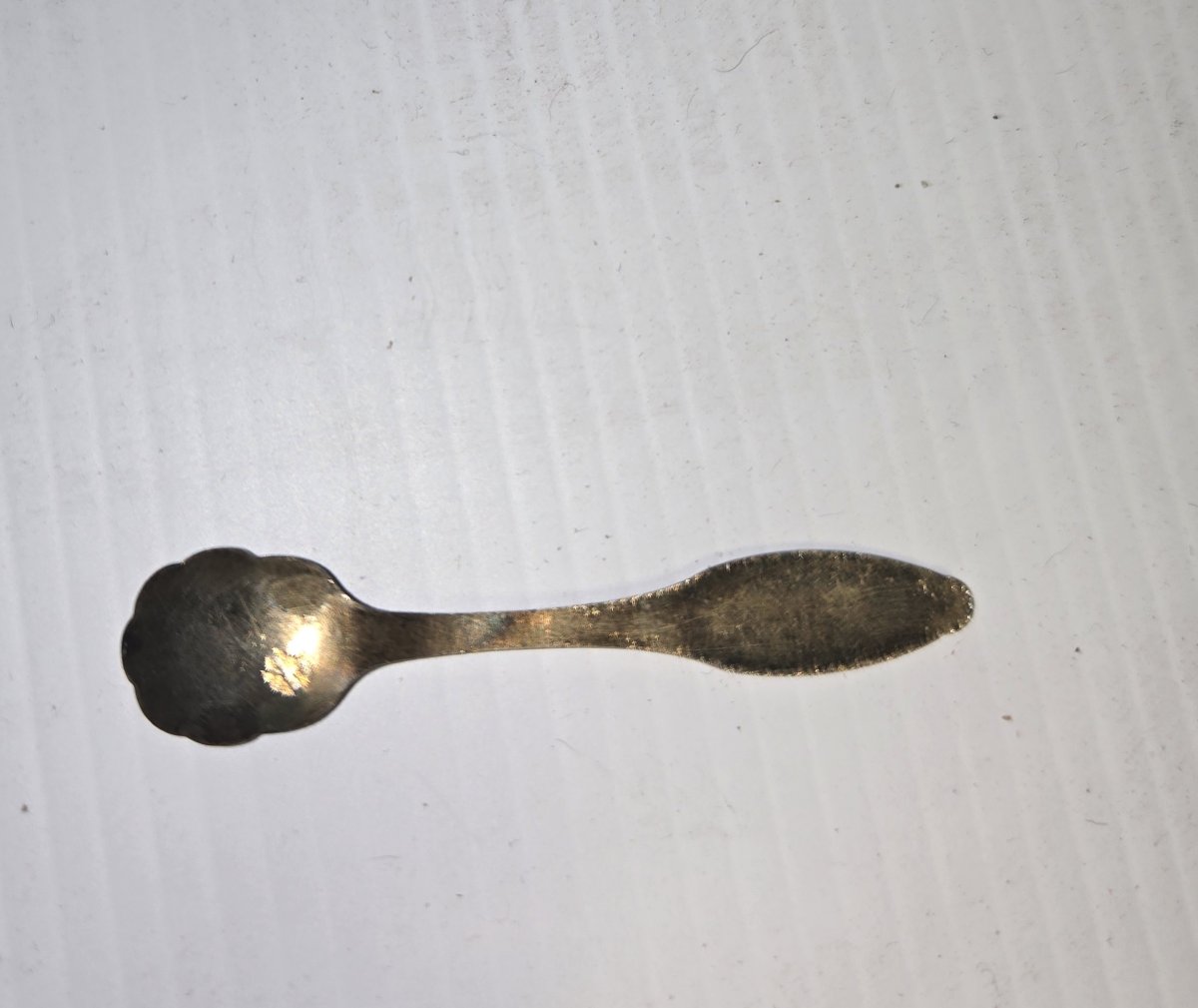 Antique Crystal Salt Cellar With Spoons – Early 20th Century  -photo-4