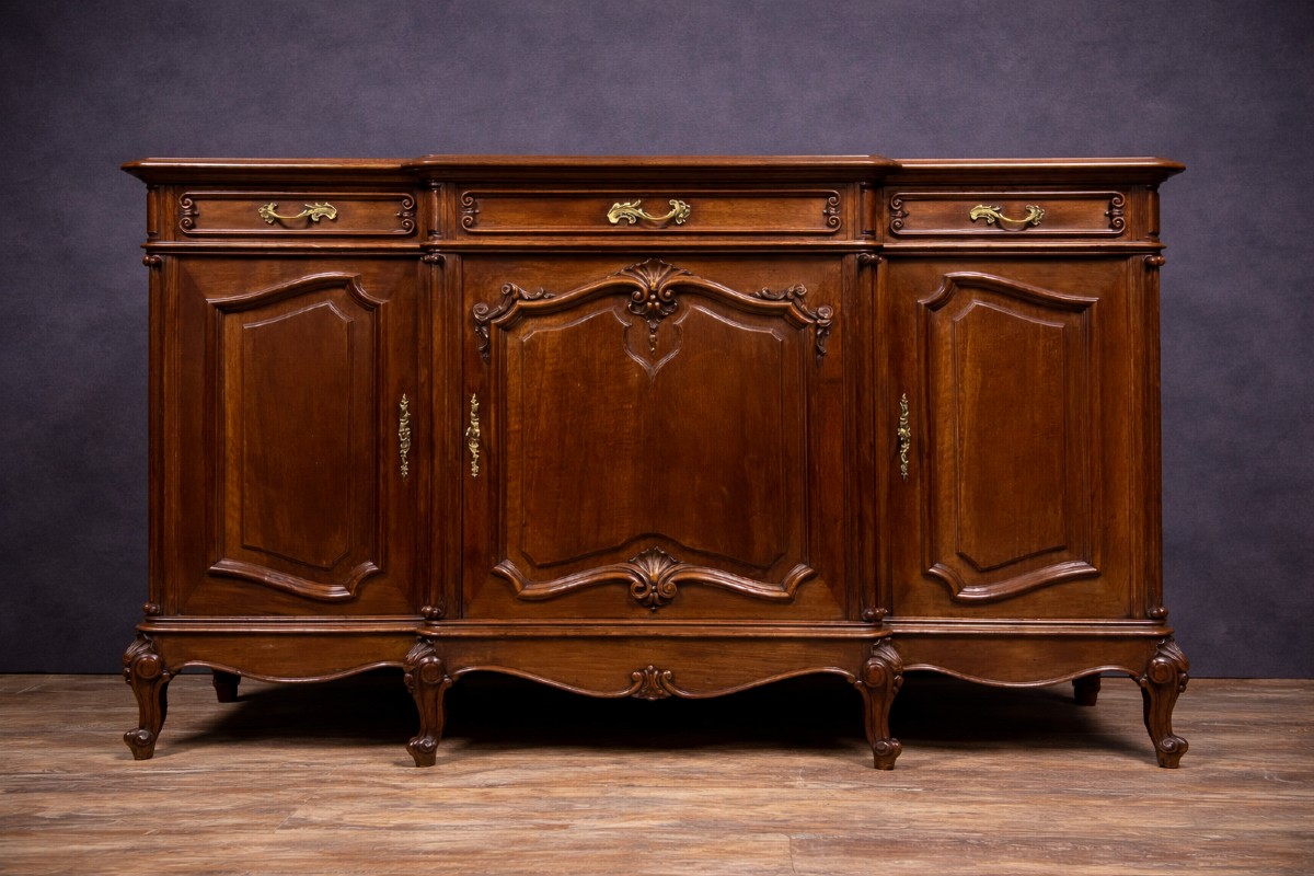 Louis XV Style Sideboard/buffet Signed Roll – Irénée Millan & Cie, Paris