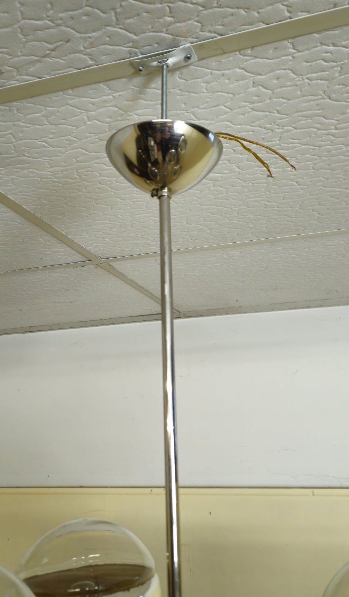 Gaétano Sciolari Milan: Vintage Chandelier, 1970s Design -photo-5