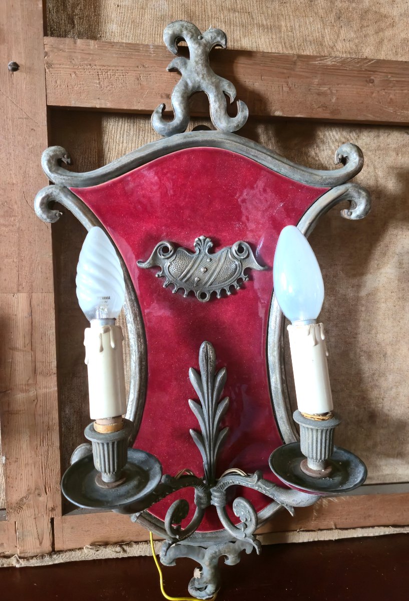 Pair Of Wall Sconces – Late 19th / Early 20th Century -photo-6