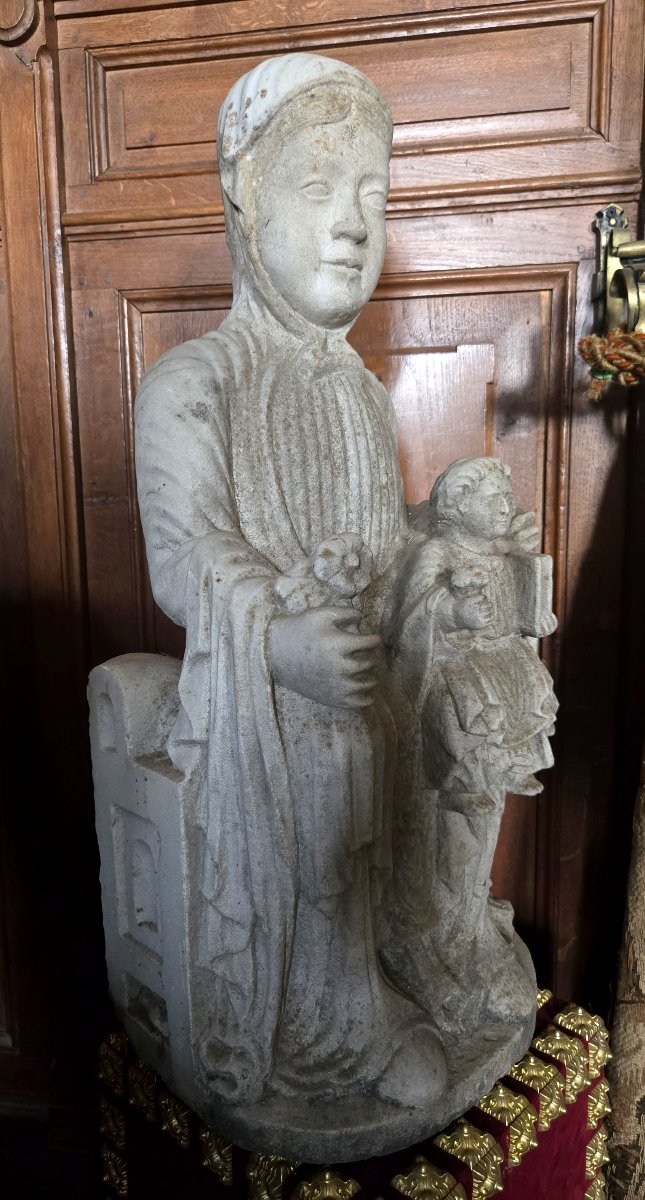 Virgin And Child – 18th Century – Pierre De Bourgogne  -photo-5