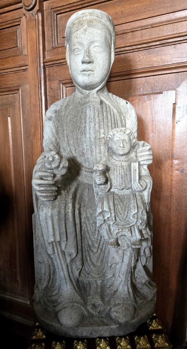 Virgin And Child – 18th Century – Pierre De Bourgogne  