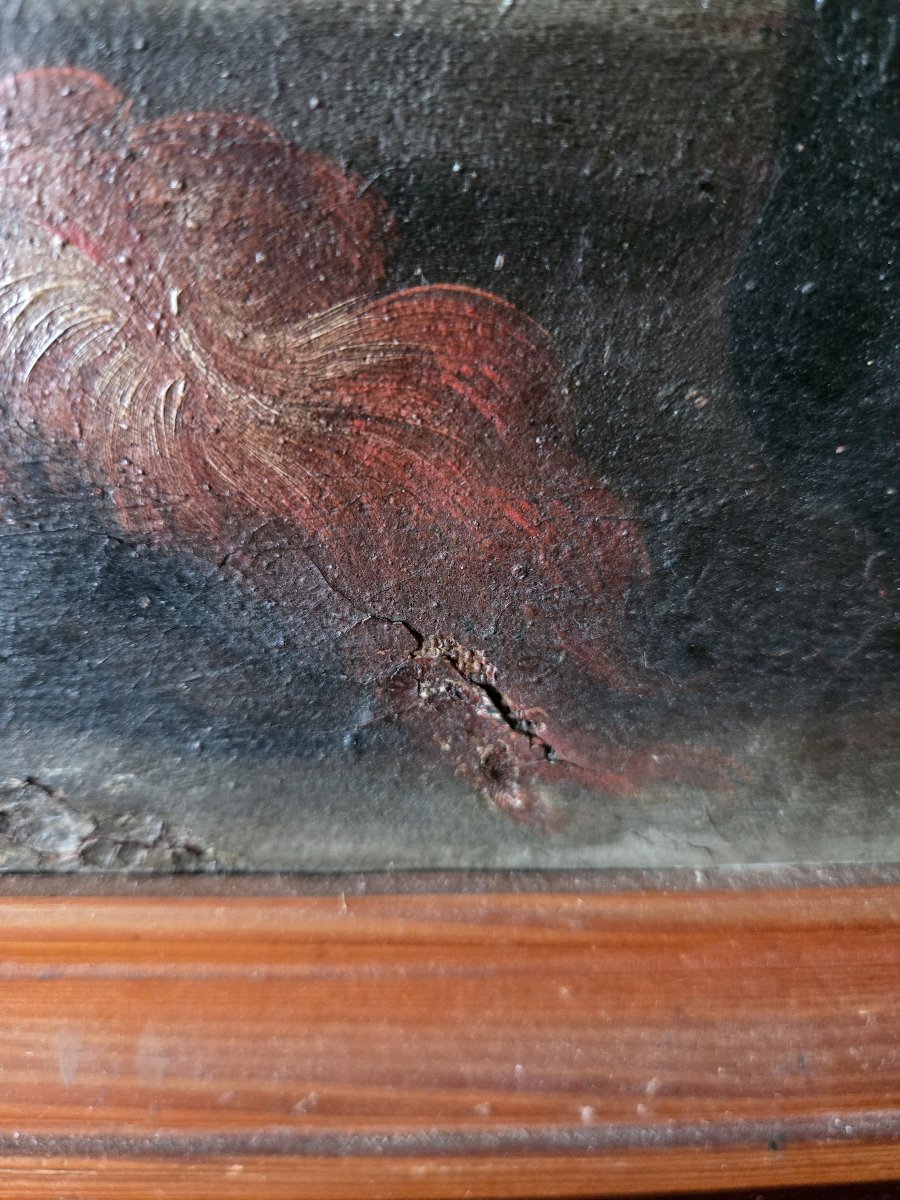 Oil On Canvas Depicting Saint Claude, 17th Century -photo-6