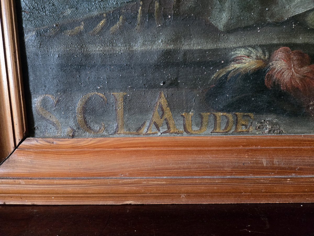 Oil On Canvas Depicting Saint Claude, 17th Century -photo-7