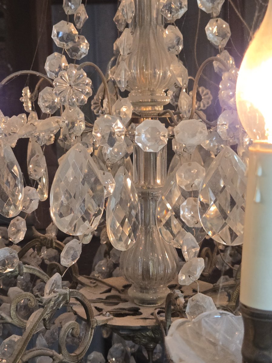 Important lustre en cristal de Baccarat – Époque XIXᵉ siècle -photo-5