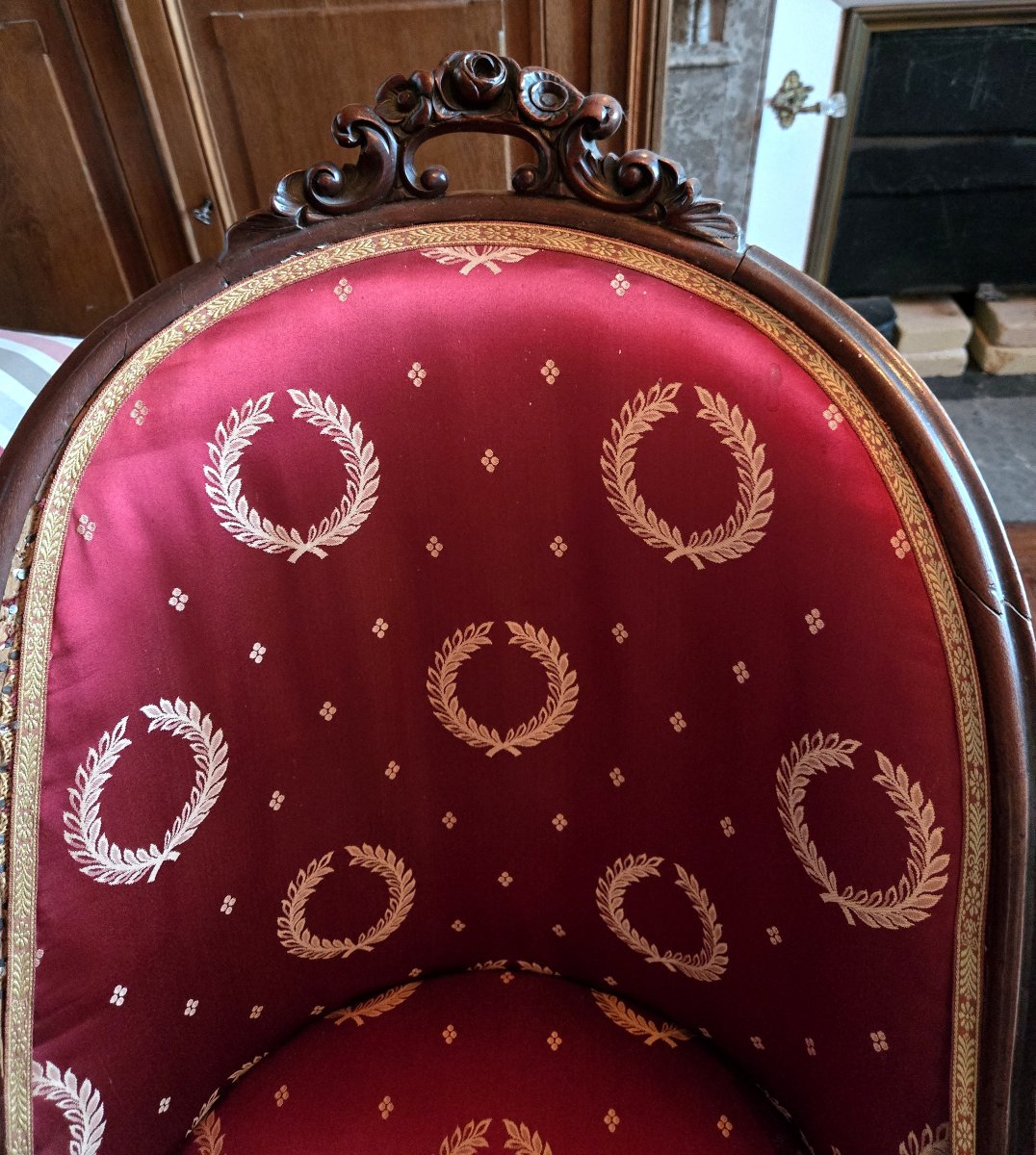 Empire-style Mahogany Armchair – Early 19th Century  -photo-2