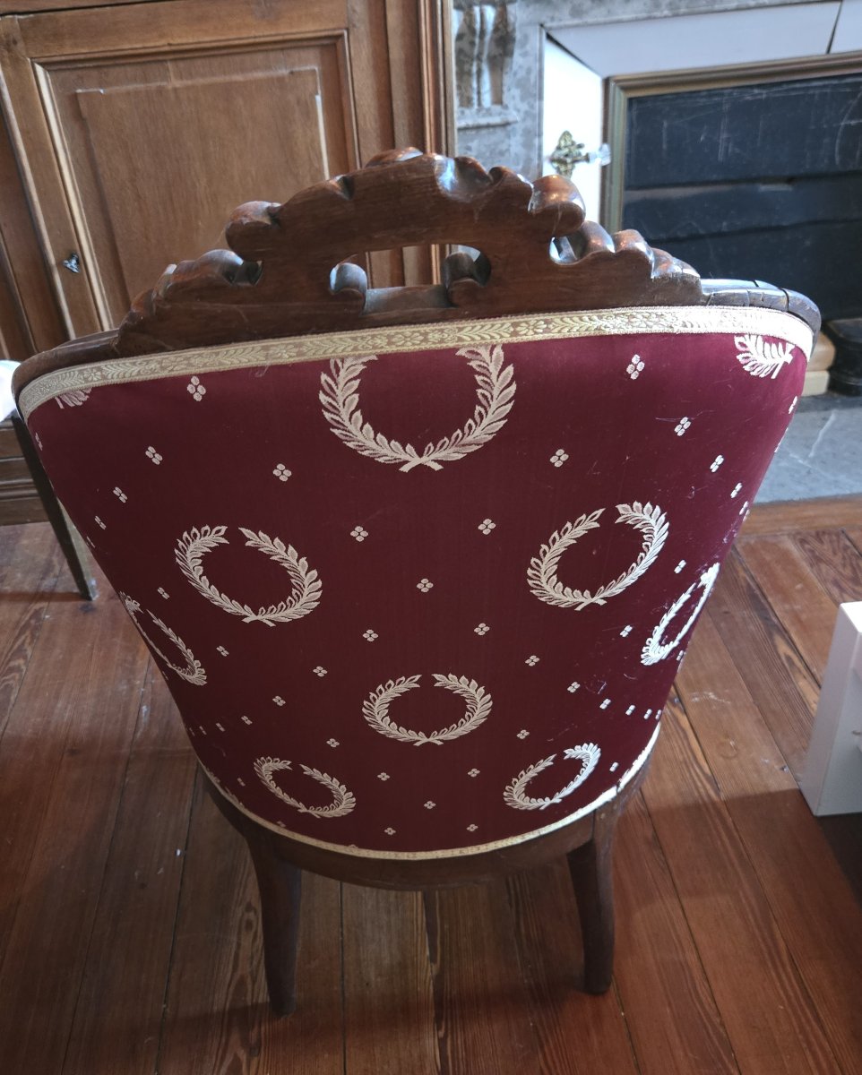 Empire-style Mahogany Armchair – Early 19th Century  -photo-7