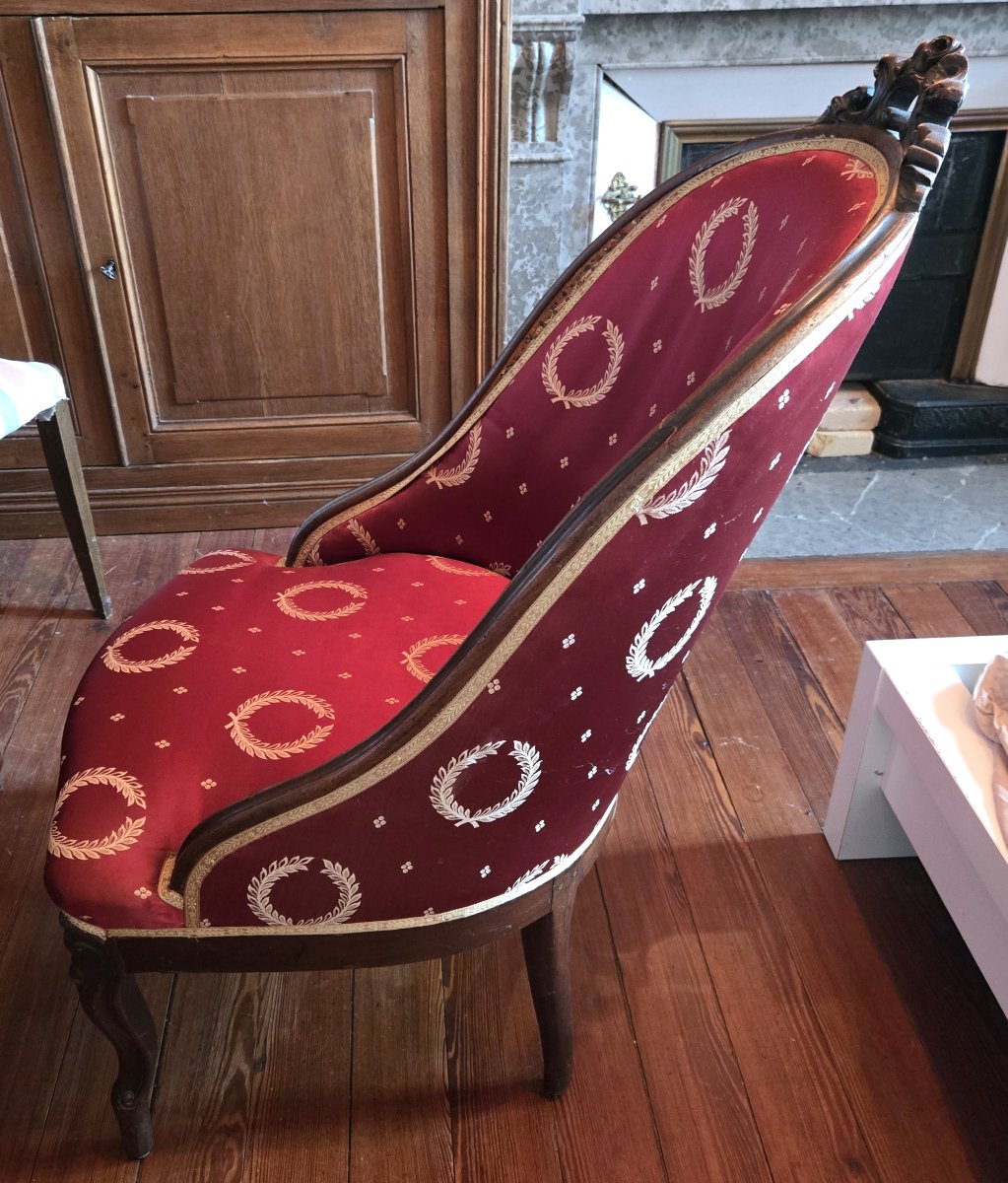 Empire-style Mahogany Armchair – Early 19th Century  -photo-8