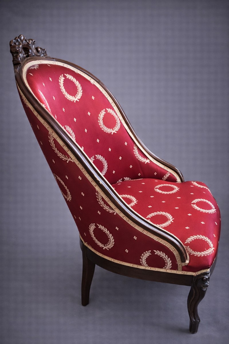 Empire-style Mahogany Armchair – Early 19th Century  