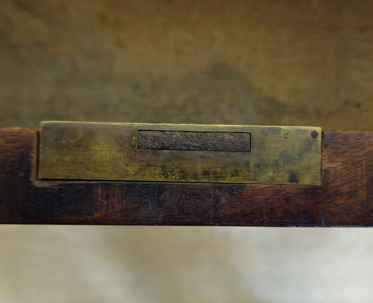 Buffet / commode a portes / meuble d’appoint style Louis XVI en acajou – -photo-5