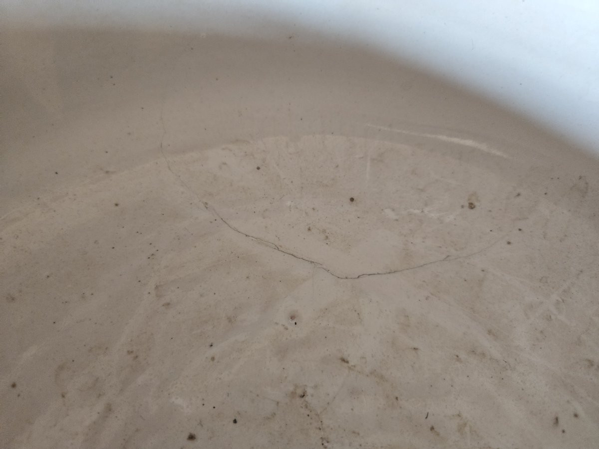 Antoine Montagnon In Nevers: Footed Earthenware Bowl With Blue Decoration -photo-8