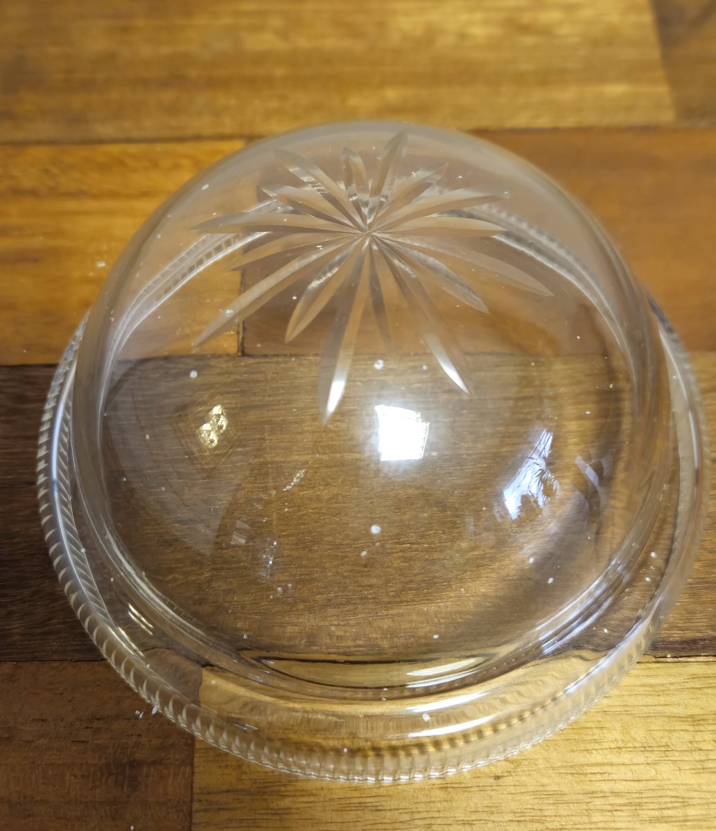 Coupe a caviar époque Art Déco en métal argenté et verrerie – Années 1930 -photo-7