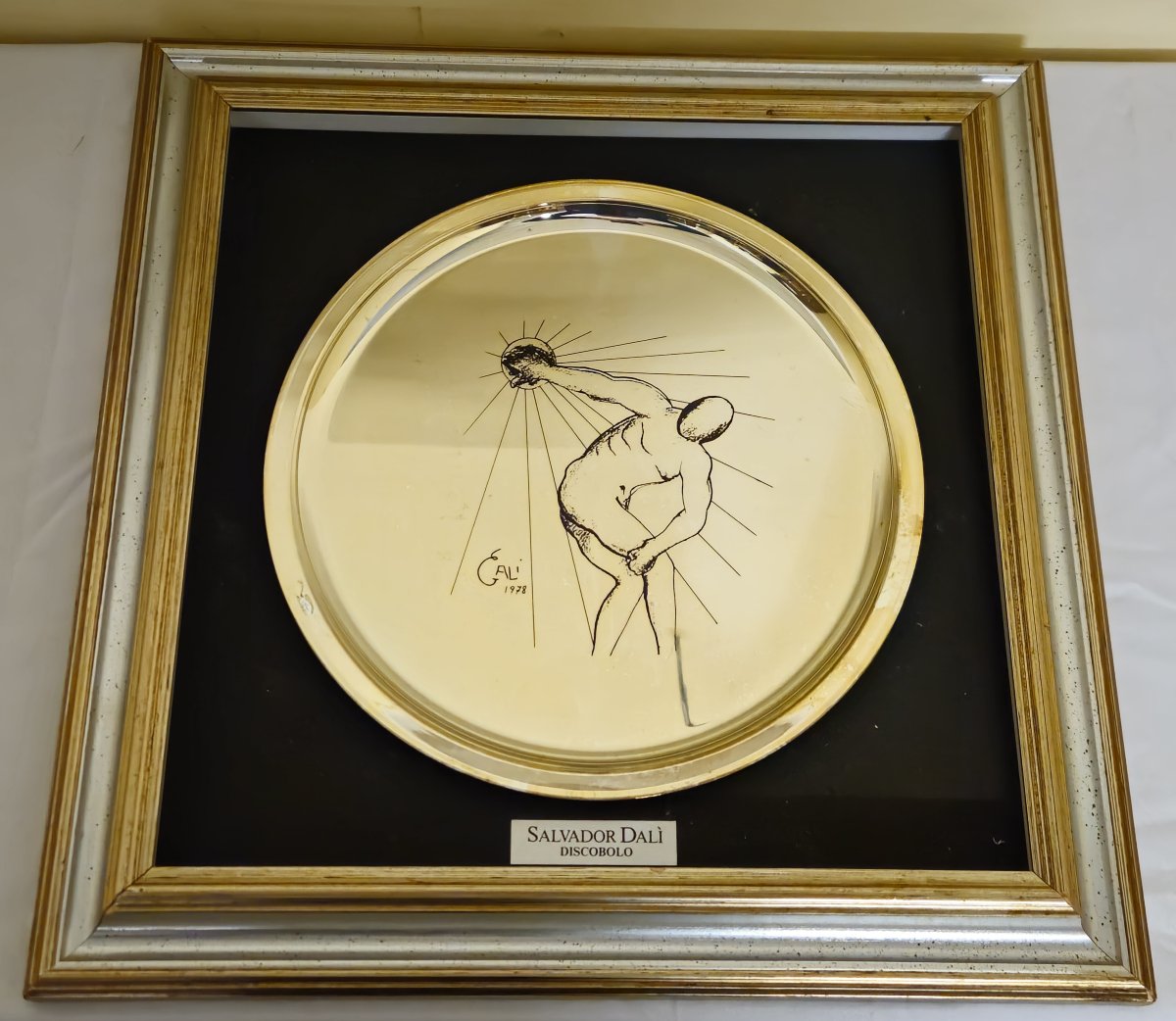 Silverplate Plate – Screen Printing – Numbered Edition 816/1500 -photo-2