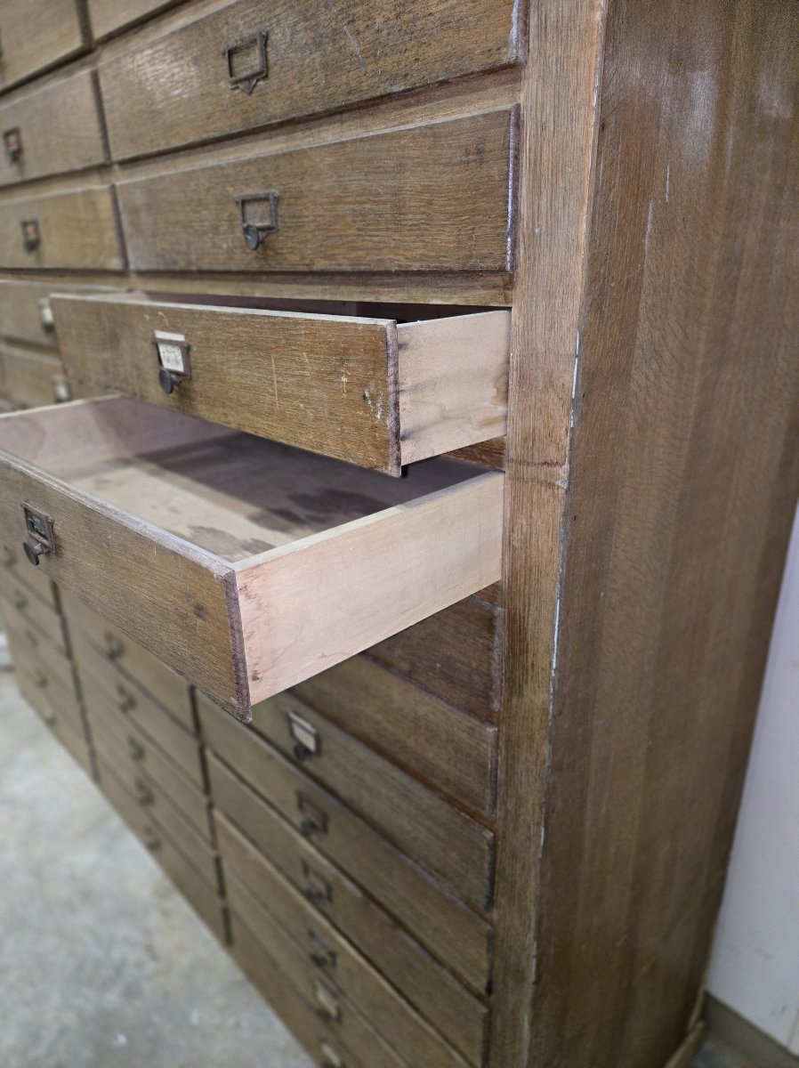 Large Antique Workshop Cabinet With Drawers – Antique Workshop/hardware/item #2 -photo-6