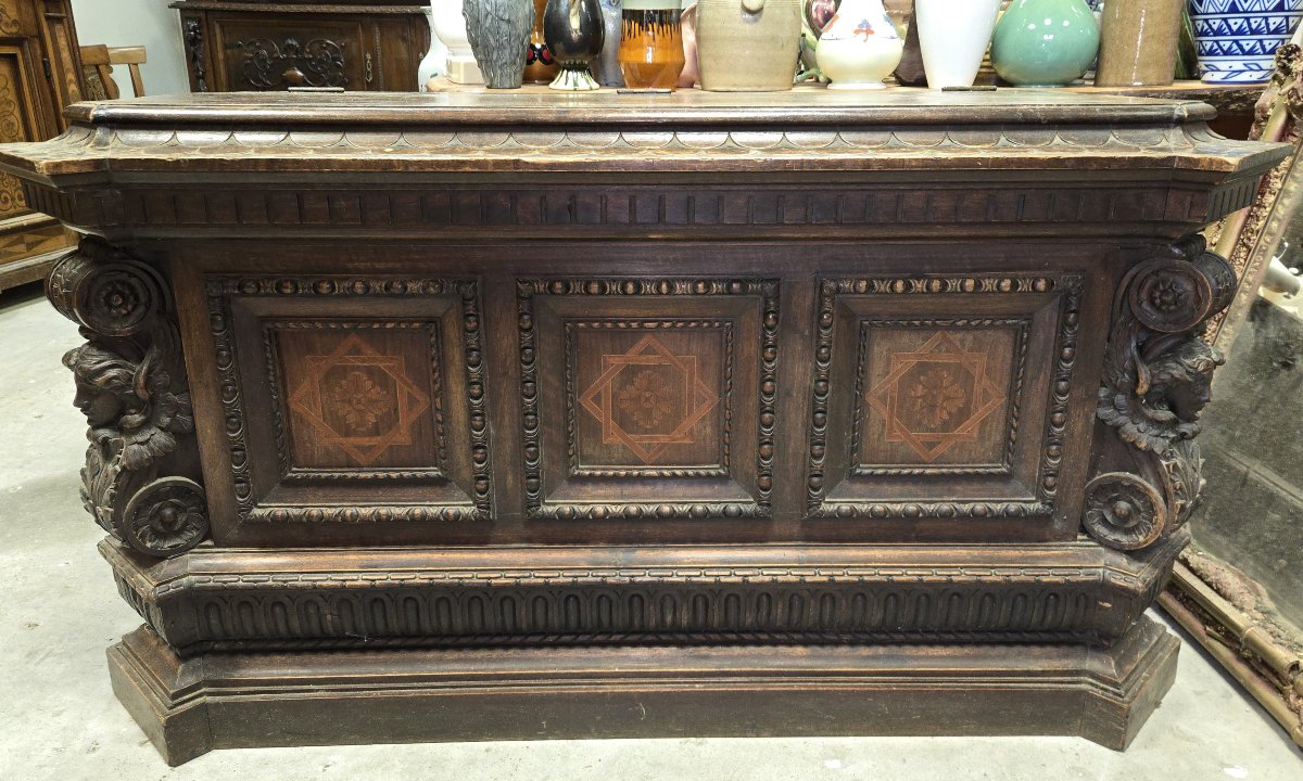 Important Lombard Chest/cassone – 19th Century -photo-1