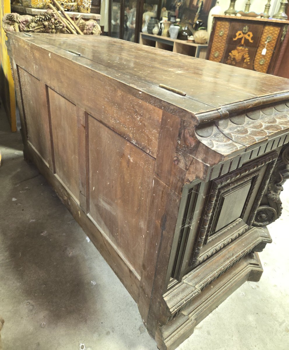 Important Lombard Chest/cassone – 19th Century -photo-4