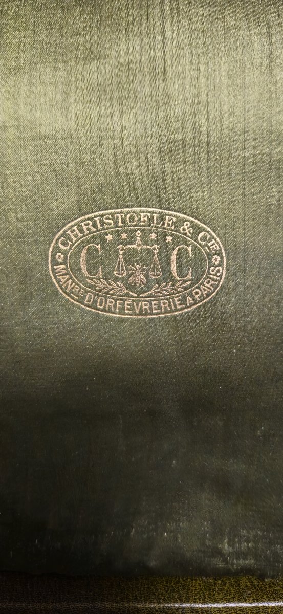 Christofle & Cie Flatware Set – 24 Pieces In Silver-plated Metal – Original Box-photo-5