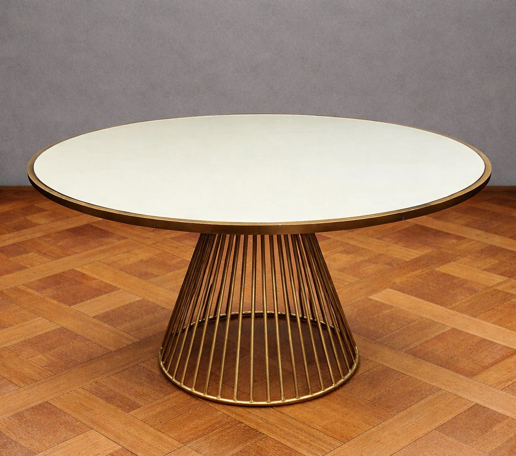 Grande table ronde – Dans l’esprit de Warren Platner pour Knoll – Ø 140 cm  