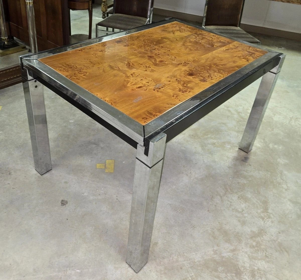 Table à allonges design – La Metal Arredo, Paderno Dugnano (Milano) – Années 1970-photo-2