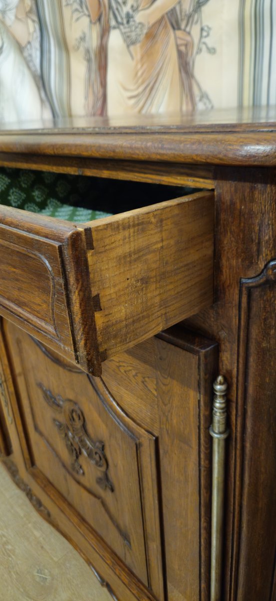 Buffet en chene massif – Style Louis XV – fin XIXᵉ -photo-4