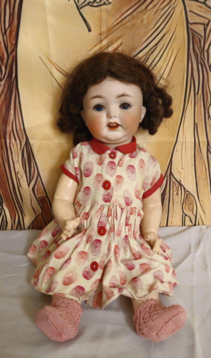 Antique Heubach Koppelsdorf Doll 342.6 – Porcelain Head – Germany Circa 1900 – -photo-1